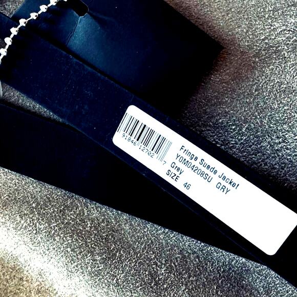 AMIRI: Men's Camel Suede Jacket With Fringes - Size 46 - Picture 5 of 9